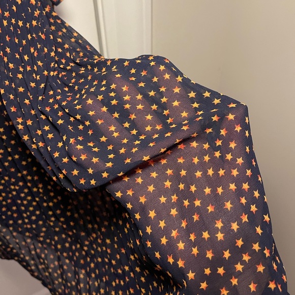 🆕NWT Women’s Anthropologie Seen Worn Kept Vega Pleated Mini Dress Navy Size 6 - Picture 11 of 14